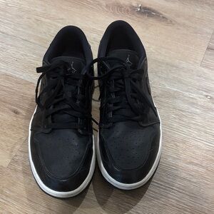 Nike Jordan 1 Low Black Men's Golf Shoe